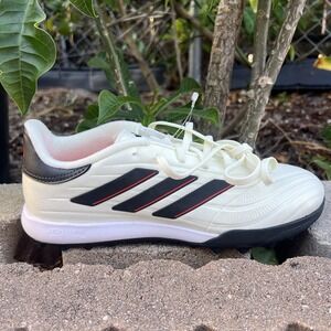 Adidas IE4986 Copa Pure 2 League TF Soccer Cleat Ivory Black Red US 7 W8